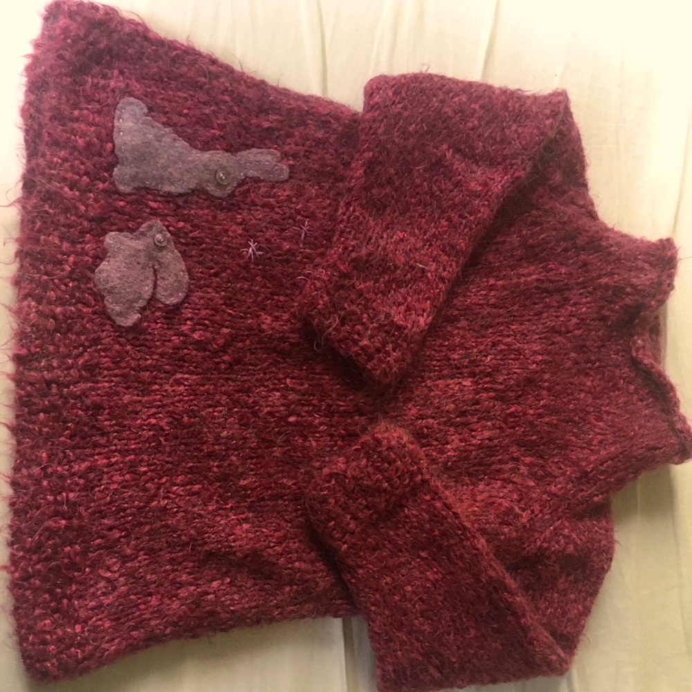 Soft Kids size 6-8 sweater with bunny